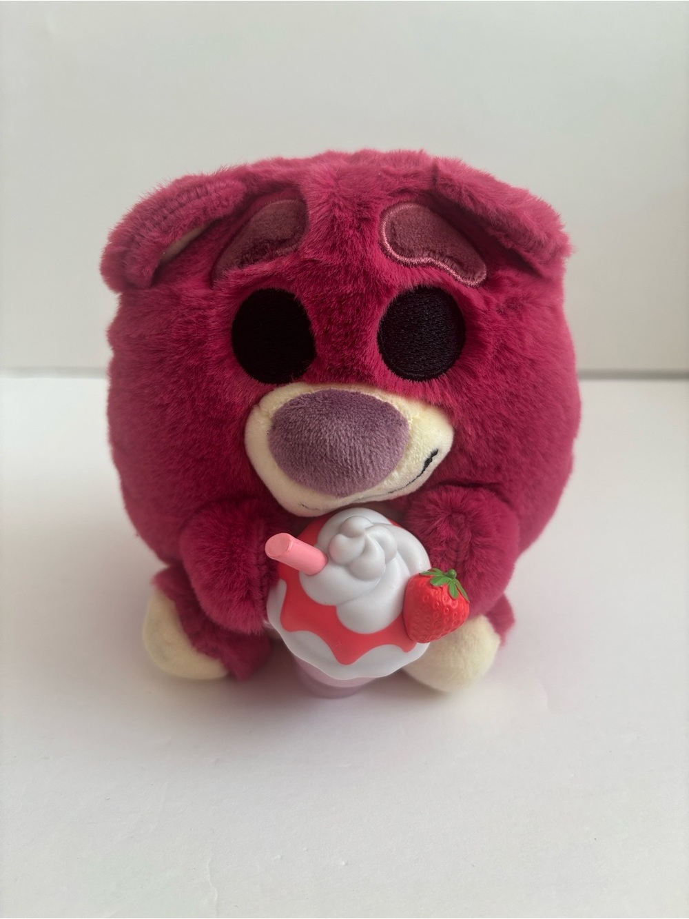 Zuru Snackles Disney Lotso & Strawberry Smoothie Plush Toy Soft 8 inches